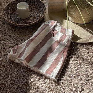 Brown and white striped pants Altr’d State Size S